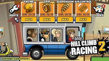 Hill Climb Racing 2 Android Gameplay Ep 3 - Bus MAX Upgraded