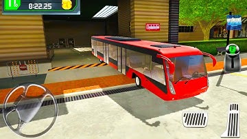 Bus Station #2 - Driving On The Parking For Buses - Android iOS Gameplay