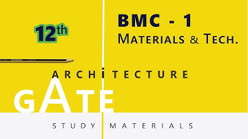 Architecture Gate study material - 12 (Materials & Tech. )-Building Management-1