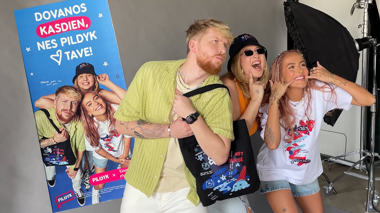 Filmuojam Pildyk reklamą su Karolina Meschino Vlog 1 YouTube