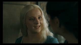 Helaena finds out Alicent lied, Helaena refused to eat. House of the dragon S03E06 