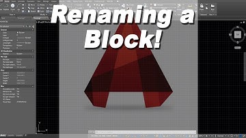 How to rename a block in Autodesk Autocad