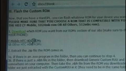 How To - Load a Custom ROM on the HTC HD2 (www.TheUnlockr.com)