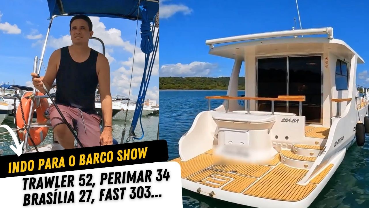 ⁣Levando Barcos para Feira Náutica em Apenas 30 Minutos