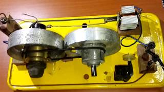 DIY SMALL SINGLE CYLINDER 9V SOLENOID ENGINE | TECH-DIY
