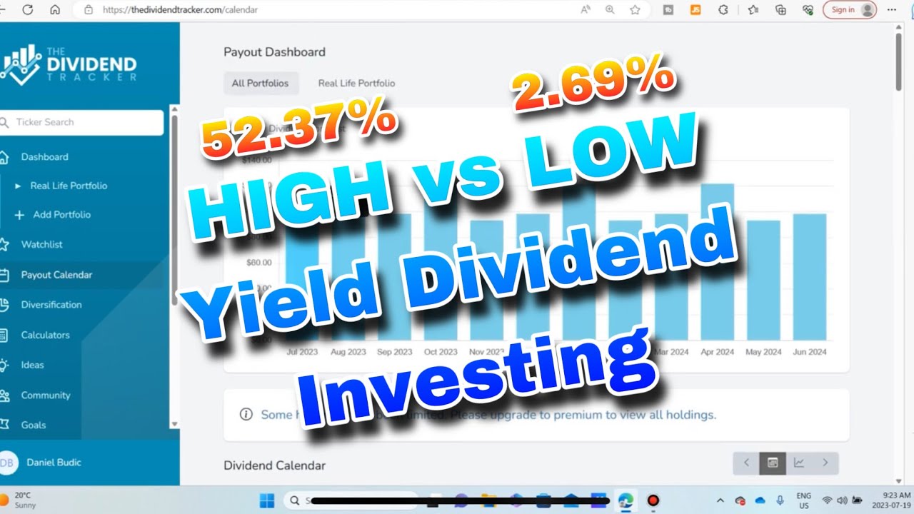 WHY I Invest For HIGH Yielding 52 Dividends (KLIP) vs