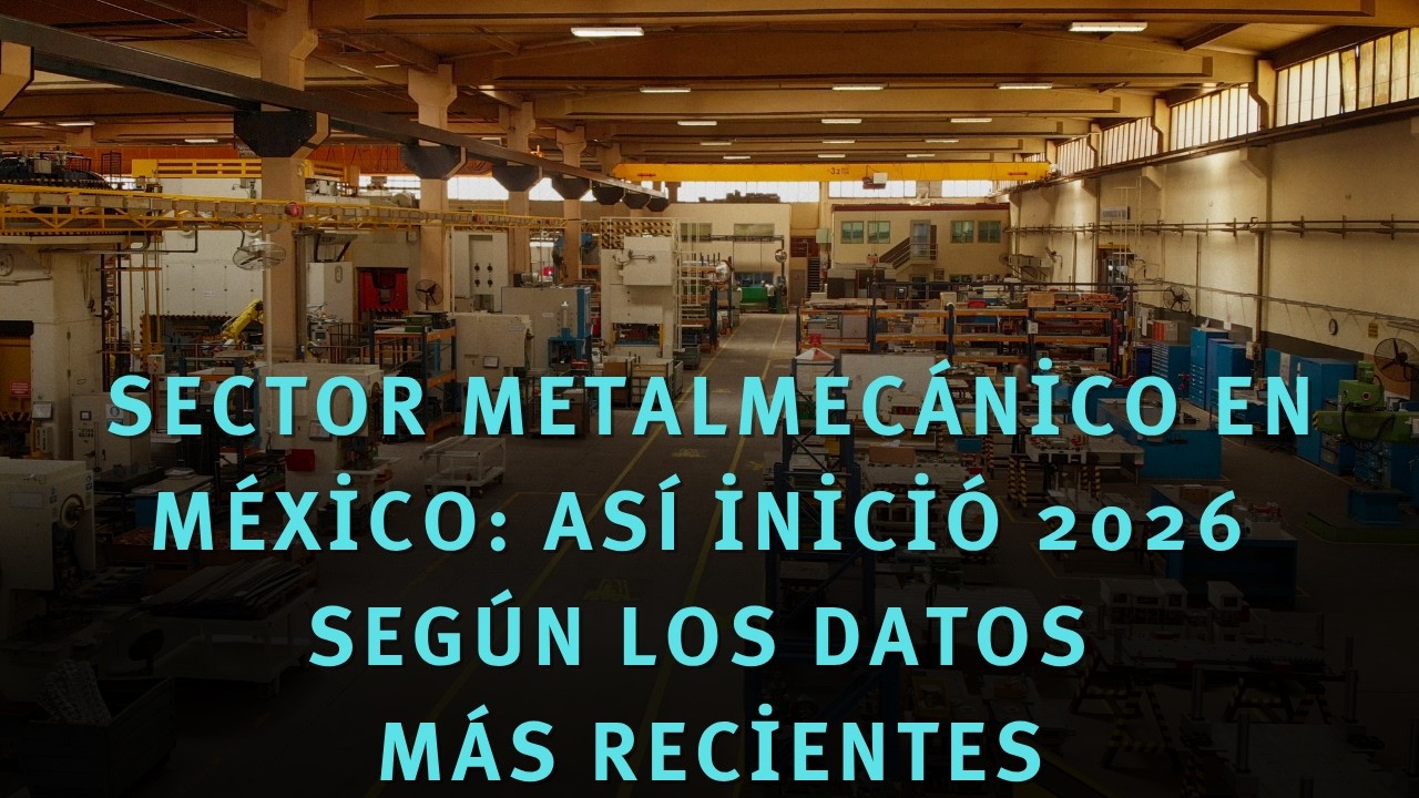 Crecen indicadores clave en el sector metalmecánico al inicio del año