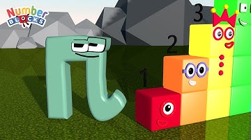 Russian Alphabet Lore л Jump and Count Numberblocks Step Squad 1-50 Part.3