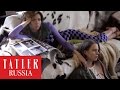 Pharaoh и Алеся Кафельникова на съемках для апрельского номера Tatler