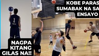 Kobe Paras Sumabak Na Sa Unang Ensayo Ng Altiri Chiba Sa Japan