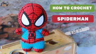 #275 | Spiderman Hero Free Crochet Tutorial (3/3) | Amigurumi Super Heroes Tutorial | @AmiSaigon screenshot 1