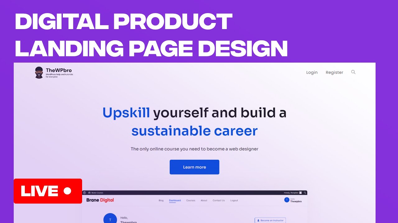 How to Design a Landing Page for Your Digital Product in Elementor ...