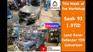 Saab 9-3 1.9TiD 6sp Gear Selector Fix - More Defender Progress - This Week at the Workshop