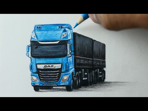 Como desenhar uma Scania 113H - caminhão arqueado 