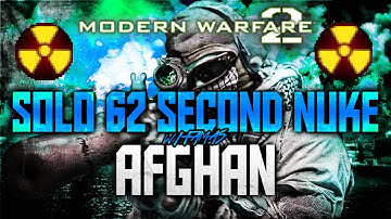 COD MW2: *SOLO* 62 SECOND NUKE ON AFGHAN! - Advanced Warfare Plans!