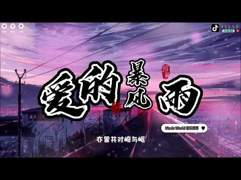 MUSIC WORLD 音乐世界- 爱的暴风雨  梦涵 | DJ霄霄粤语版 【動態歌詞】