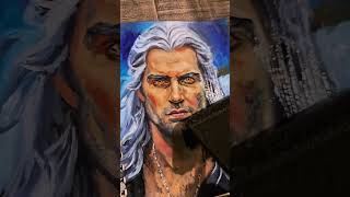 Varnishing My Henry Cavill Witcher Painting Masterpiece #TheWitcher