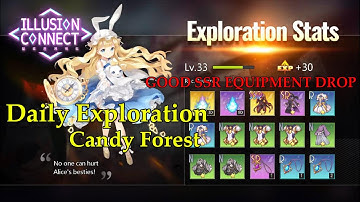 Daily Illusion Connect Global Version - Exploration Candy Forest Part 1 auto mode
