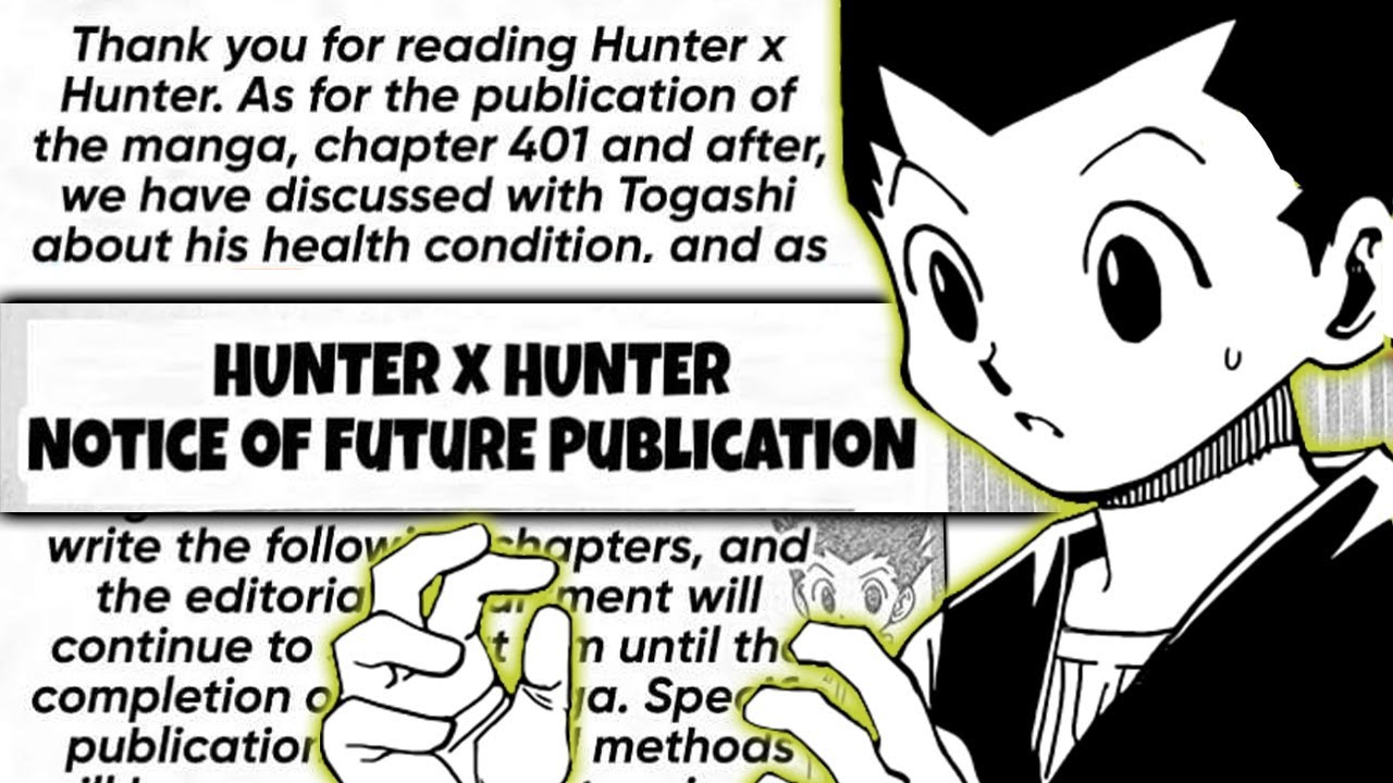 Hunter X Hunter Writer Yoshihiro Togashi's Health Struggles Help