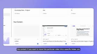 How to Move Content into Library Folders | Trupeer AI Tutorial