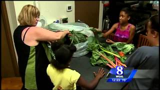 Female inmates learn about gardening and nutrition