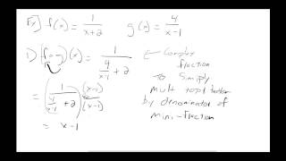 6.1 Composition of Functions