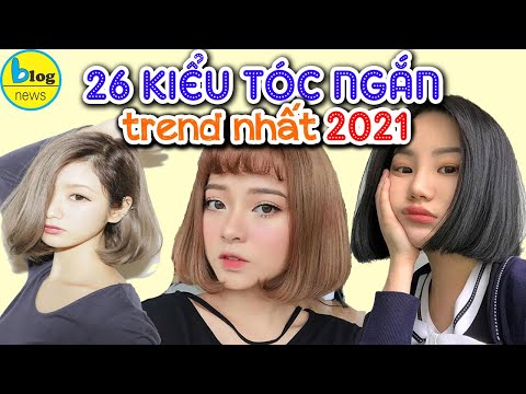 Video TOP Kiểu tóc ngắn uốn phồng đẹp nhất 2021 - youtube