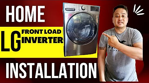 LG Front load Inverter 19/12 kg Washing Machine with steam |Home Installation