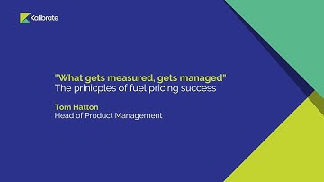 "What gets measured, gets managed" - The principles of success in fuel pricing