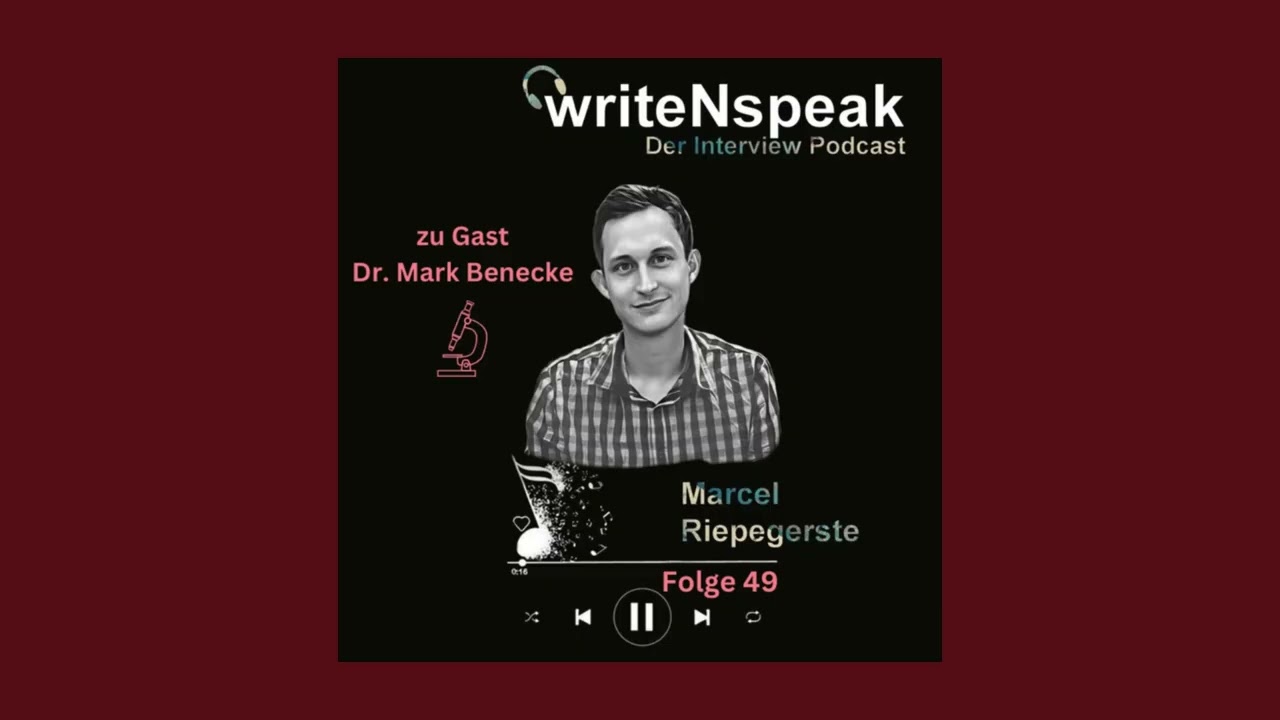Kriminalbiologe 😱 Dr. Mark Benecke über Insekten, Leichen und Forensik | writeNspeak Podcast