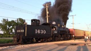 Frisco 1630 pulls a 135 car Coal Train!