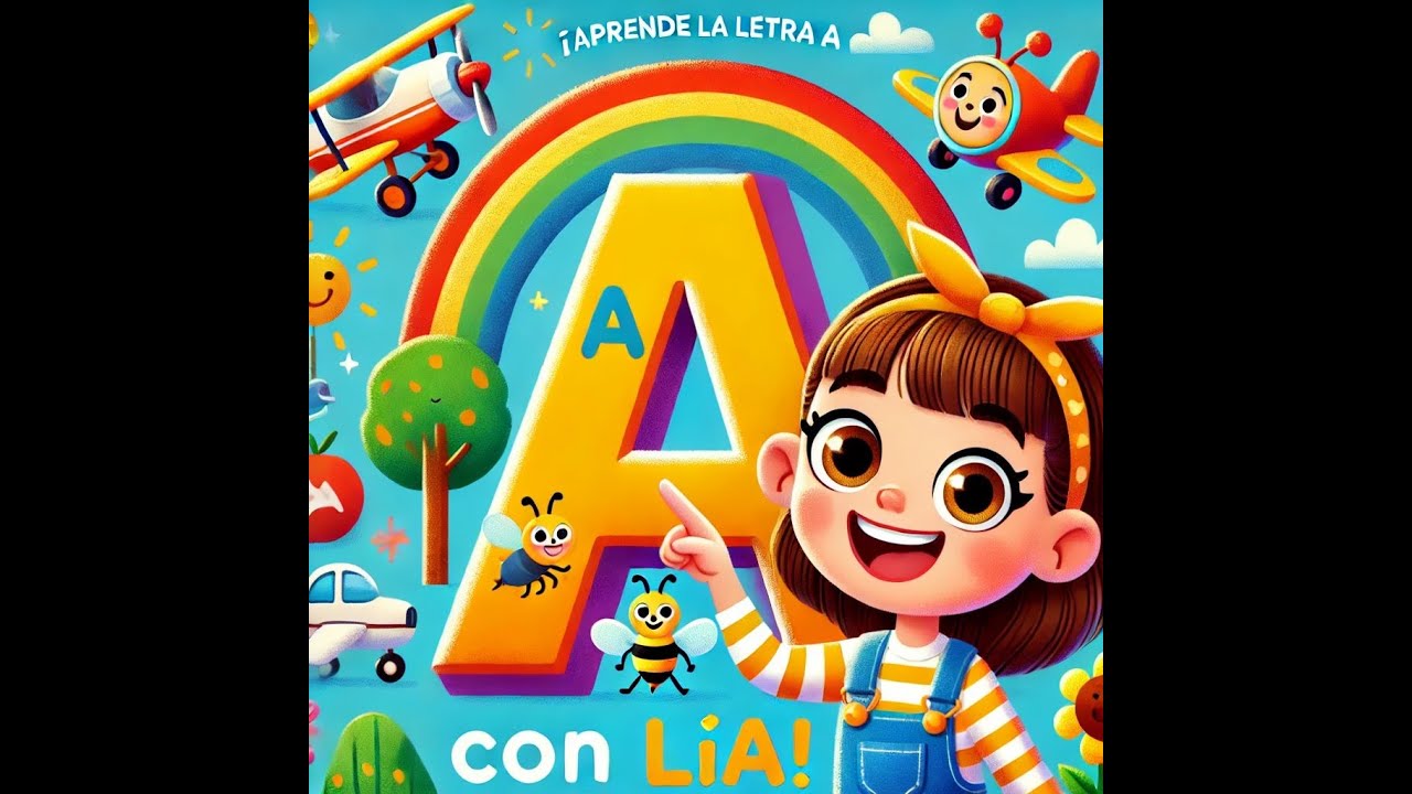 ¡Aprende la Letra A con Lía! 🎵🐝 Canción Educativa y Divertida # ...