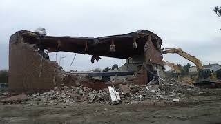 School Demolition By Excavators! #demolition #excavator by Demolition Man Mike 556 views 4 months ago 2 minutes, 24 seconds