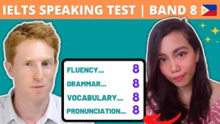 IELTS Speaking Philippines Band 8 | Full Mock Test