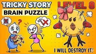 Tricky Story Brain Puzzle Level 8 😂 | You’ll Laugh After This 🤣🎯 #trickypuzzles #trickystory  screenshot 5