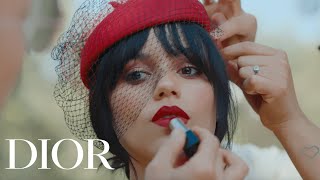 Jenna Ortega's getting ready with Dior for the Venice Film Festival