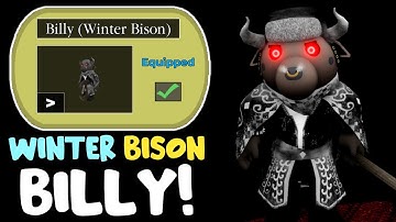 WINTER BISON Billy Skin! (Piggy Advent Calendar DAY 12!)