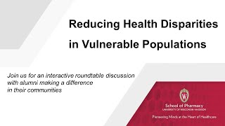 Pharmacy Experts: Reducing Health Disparities in Vulnerable Populations