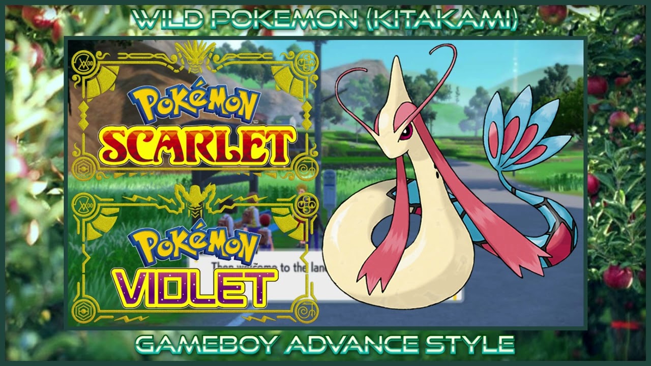 Pokémon Scarlet and Violet (Teal Mask DLC) - Wild Battle (Kitakami) | GBA Remix