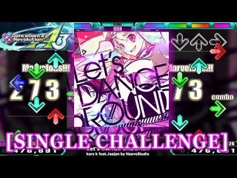 【DDR A3】 Let's DANCE aROUND!! [SINGLE CHALLENGE] 譜面確認＋Clap