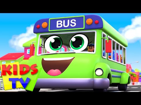 Otobüsteki tekerlekler | Animasyonlu videolar | Kids TV Türkçe | Çocuklar için şarkılar