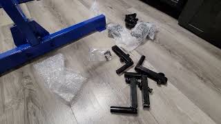 Unboxing and Review Chinese Made Napa Engine Stand Rotating Geared Head DIY