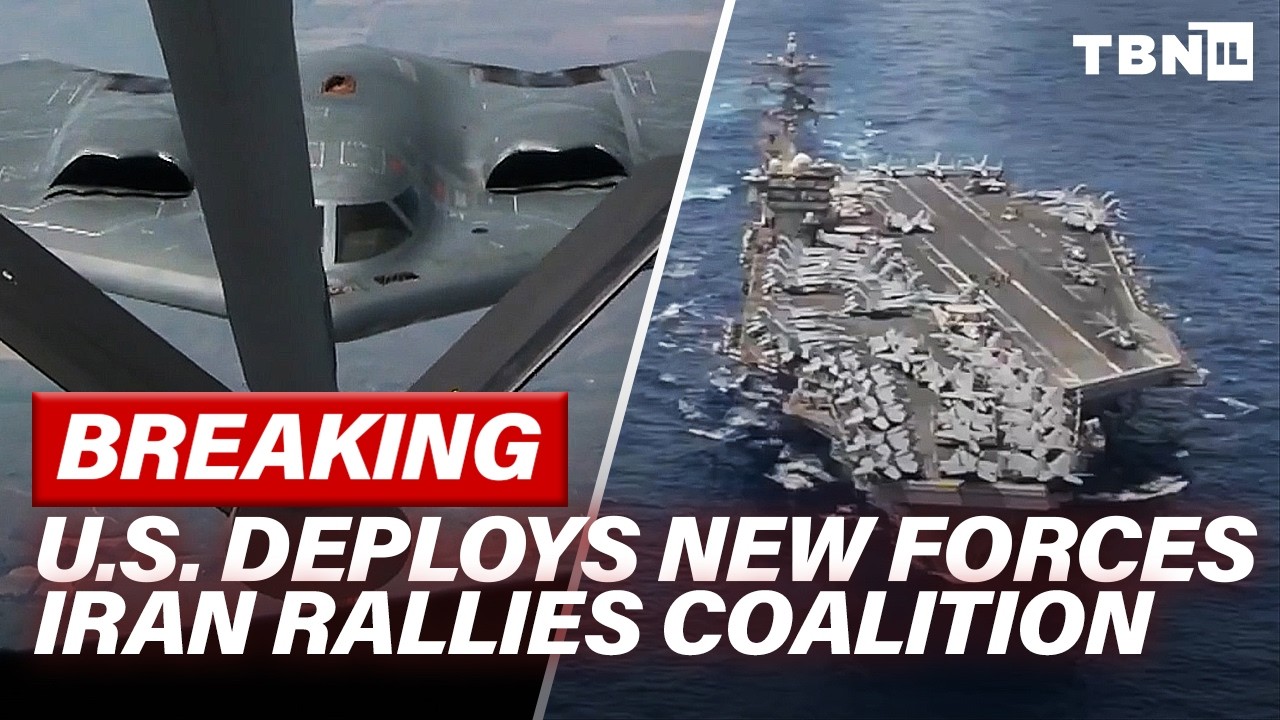 BREAKING: Trump Hints Deploying 2nd Carrier To Iran; IDF On MAX ALERT, Strikes Hamas | TBN Israel