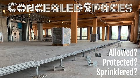 Concealed Spaces in Mass Timber Buildings