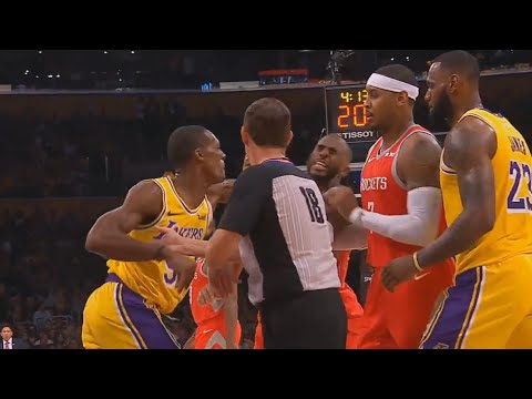 RONDO & INGRAM VS CP3 FIGHT - YouTube
