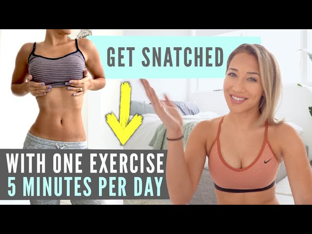 Get a smaller waist with ONE EXERCISE! 