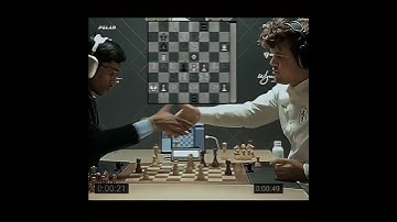 Praggnanandhaa BEATS Magnus Carlsen with accuracy 😍🔥 #magnuscarlsen #praggnanandhaa #chess