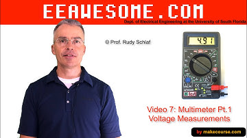 EEawesome Video 7: Multimeter Pt.1 - Voltage Measurements and Voltage Dividers