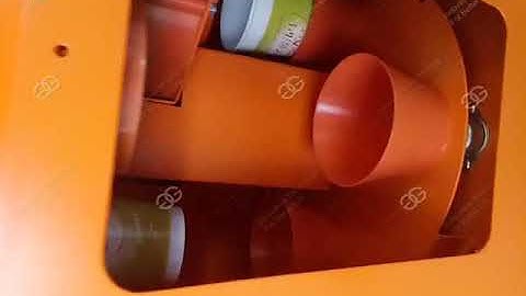 Remote Control Testing Video for Fresh Orange Juice Vending Machine