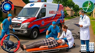 Ambulance City Rescue Simulator 3D Game - 911 US Emergency Ambulance Driving: - Android Gameplay screenshot 3